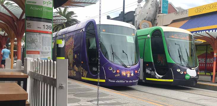 Yarra Trams Citadis 5106 Cadbury & 5123 CGU